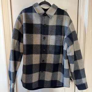 Uniqlo oversized shirt jacket